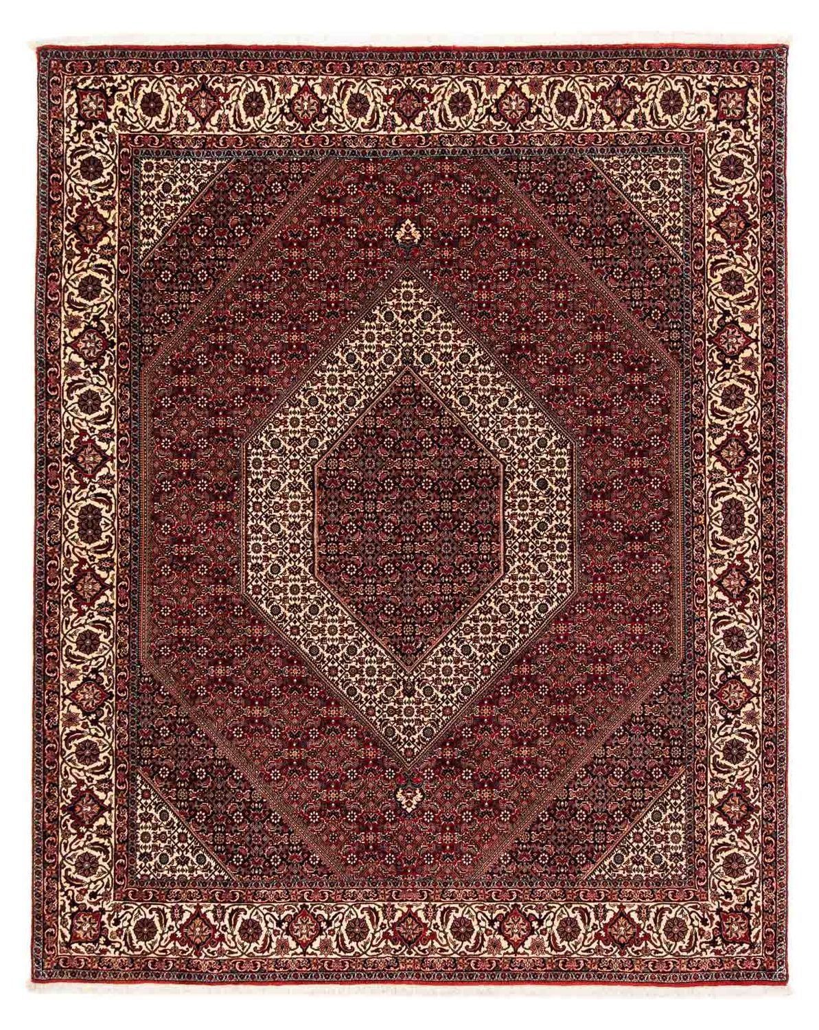 Perser Rug - Bidjar - 254 x 205 cm - dark red