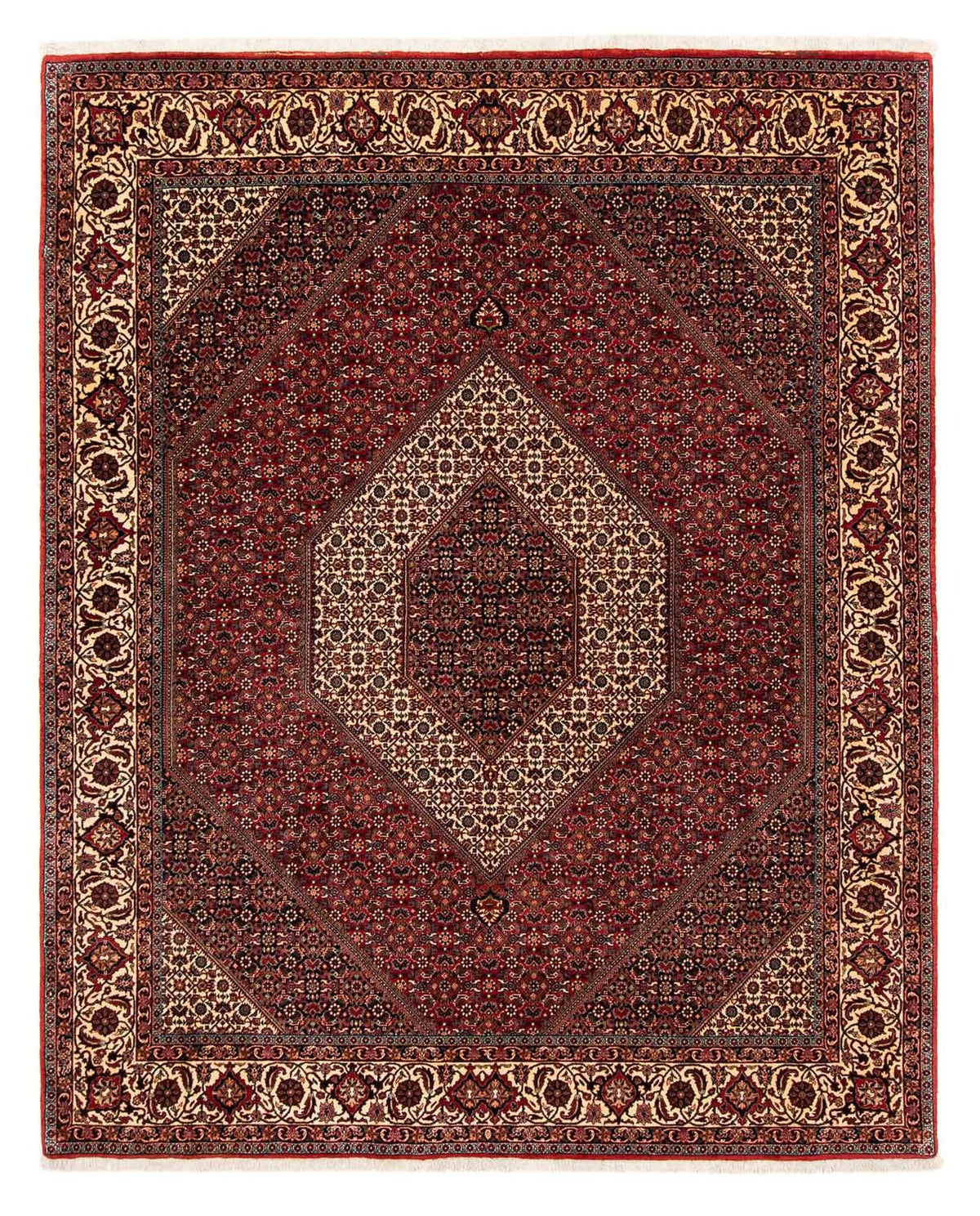 Perser Rug - Bidjar - 254 x 204 cm - dark red
