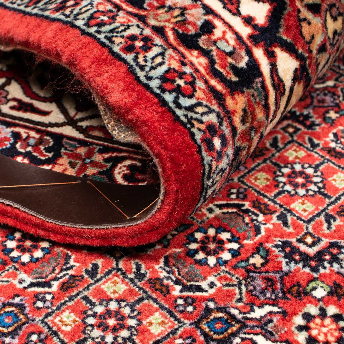 Perser Rug - Bidjar - 254 x 204 cm - dark red