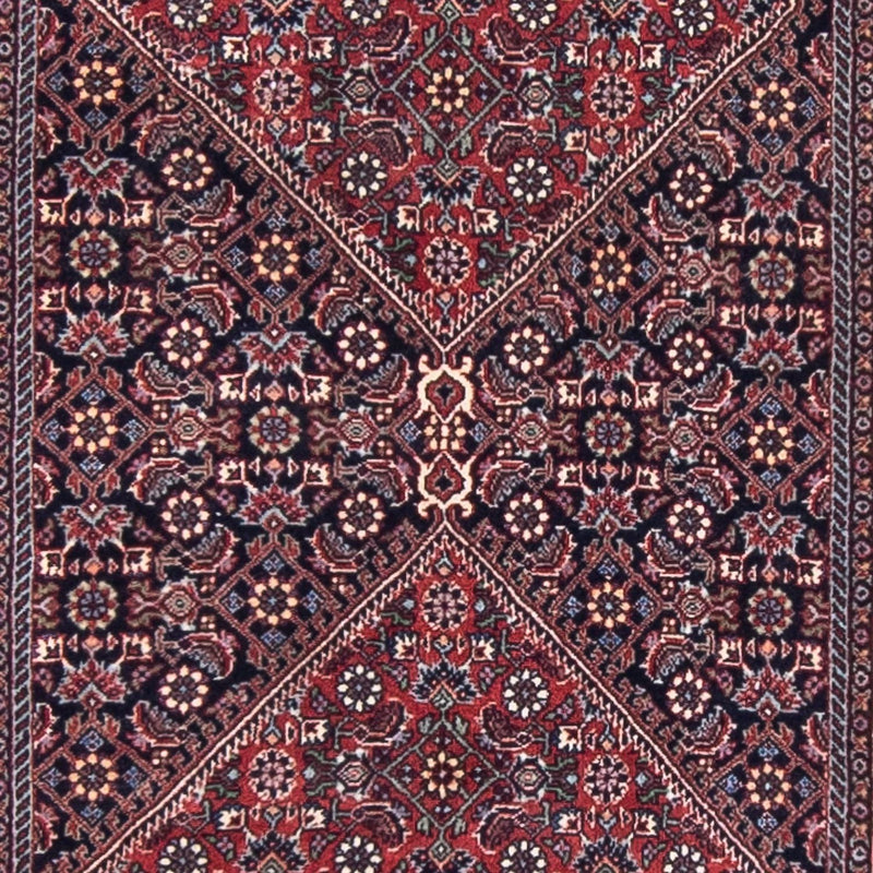 Runner Perser Rug - Bidjar - 380 x 75 cm - dark red