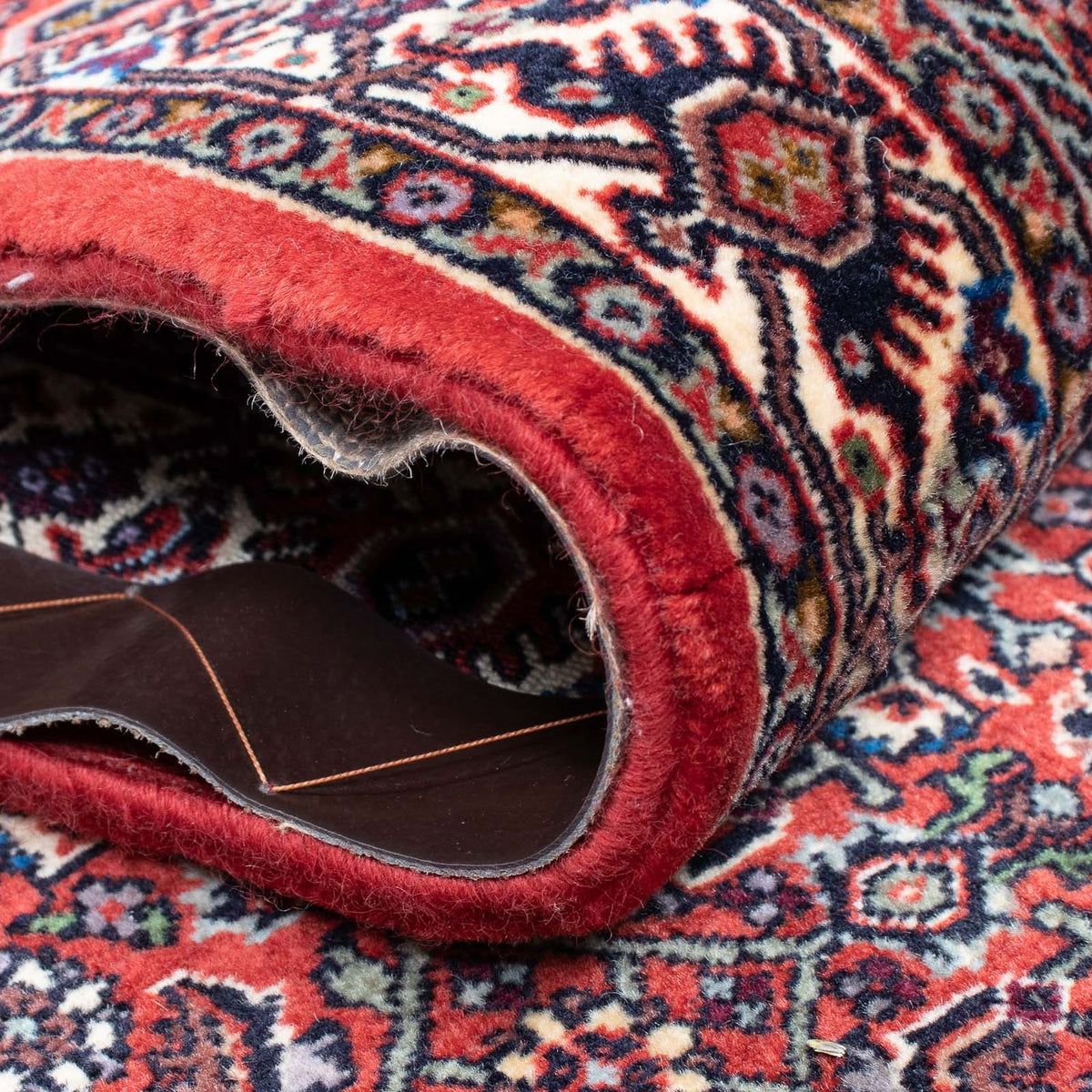 Runner Perser Rug - Bidjar - 380 x 75 cm - dark red