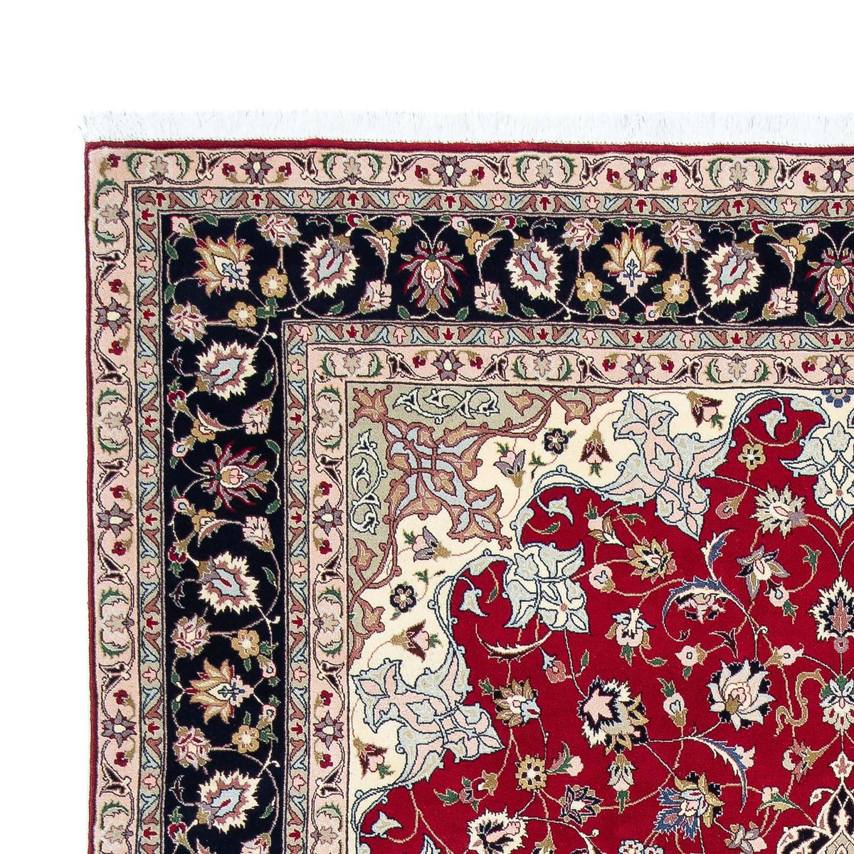 Tabriz - 50 Raj Rug 203x302cm - Persian Rugs