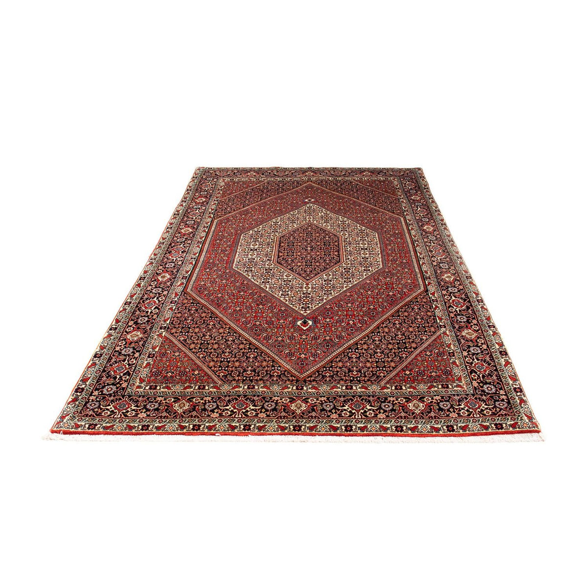 Perser Rug - Bidjar - 244 x 153 cm - dark red