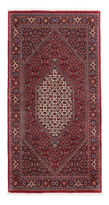 Runner Perser Rug - Bidjar - 202 x 102 cm - red