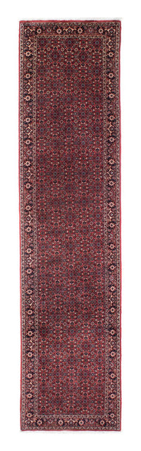 Runner Perser Rug - Bidjar - 298 x 73 cm - red