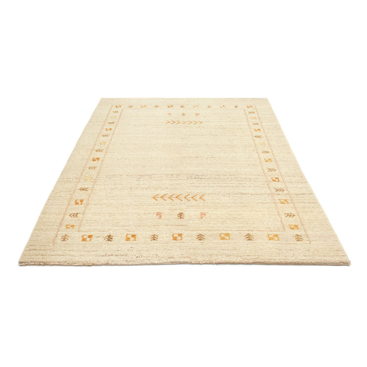 Gabbeh Rug - Perser - 193 x 147 cm - beige