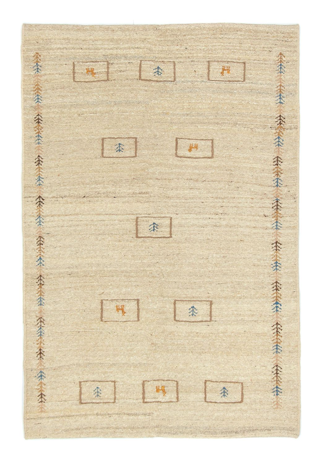 Gabbeh Rug - Perser - 166 x 113 cm - beige