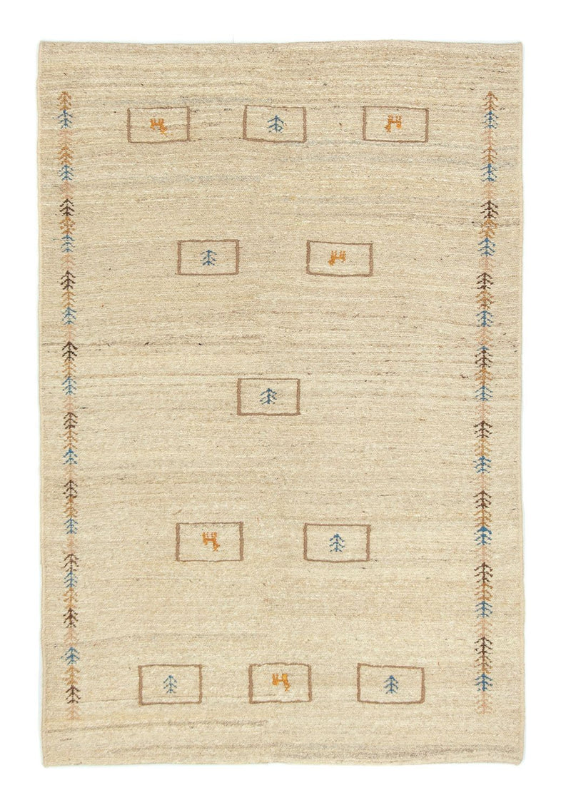 Gabbeh Rug - Perser - 166 x 113 cm - beige