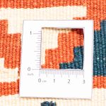 Kelim Rug - Oriental square  - 104 x 102 cm - dark red