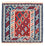 Kelim Rug - Oriental square  - 103 x 95 cm - dark red