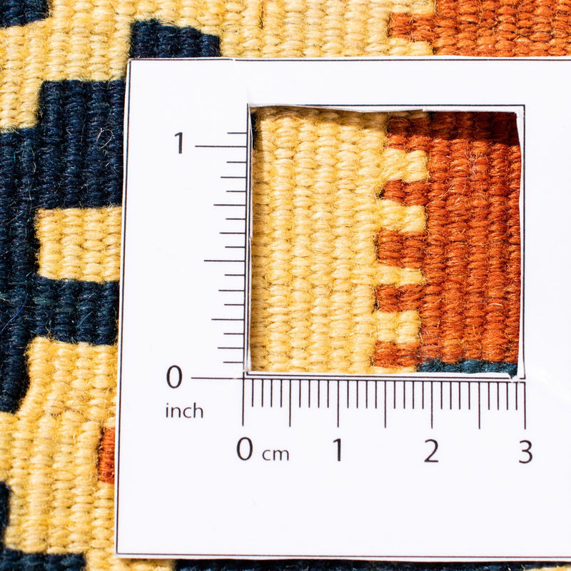 Kelim Rug - Oriental square  - 102 x 102 cm - dark blue