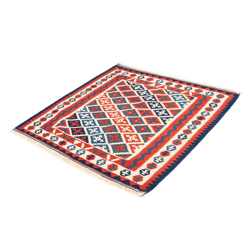 Kelim Rug - Oriental square  - 104 x 100 cm - multicolored