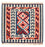 Kelim Rug - Oriental square  - 102 x 96 cm - multicolored