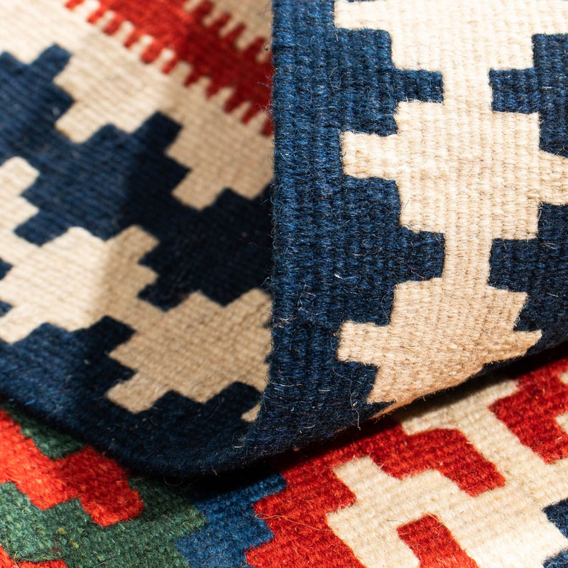 Kelim Rug - Oriental square  - 102 x 96 cm - multicolored