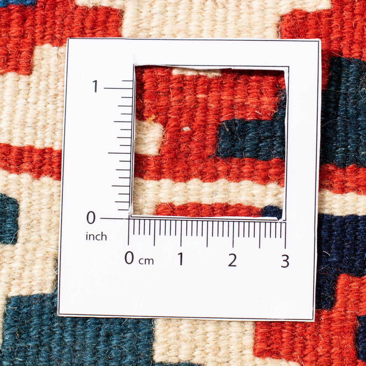 Kelim Rug - Oriental square  - 105 x 105 cm - dark blue