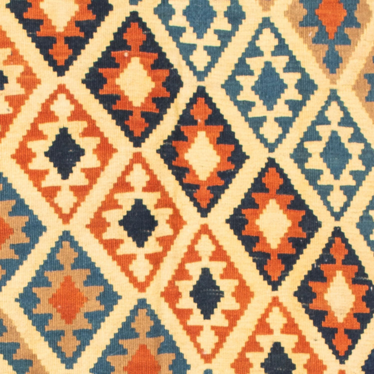 Kelim Rug - Oriental square  - 103 x 100 cm - beige