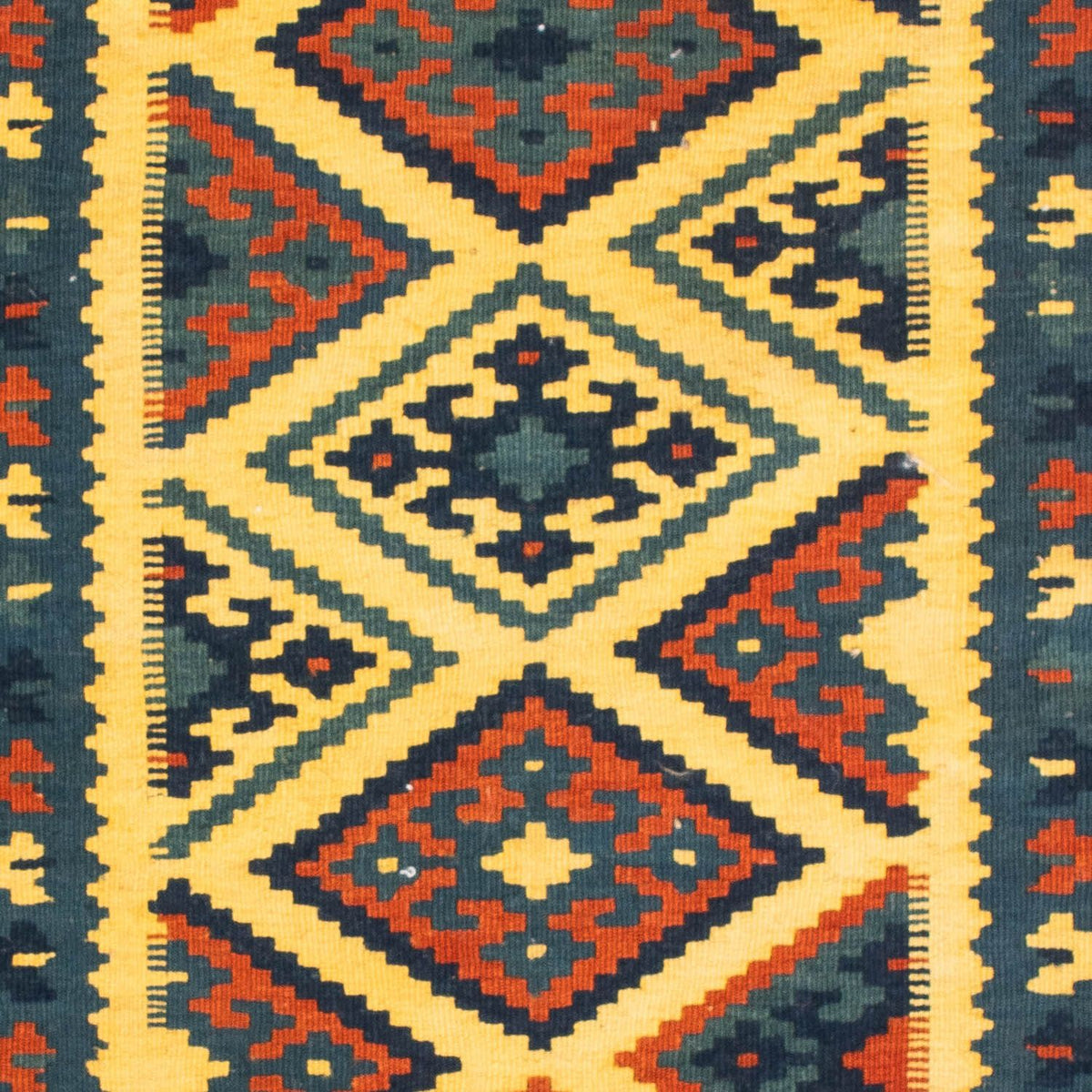 Kelim Rug - Oriental square  - 102 x 101 cm - multicolored