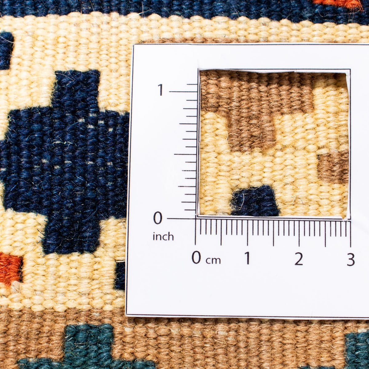 Kelim Rug - Oriental square  - 107 x 101 cm - beige