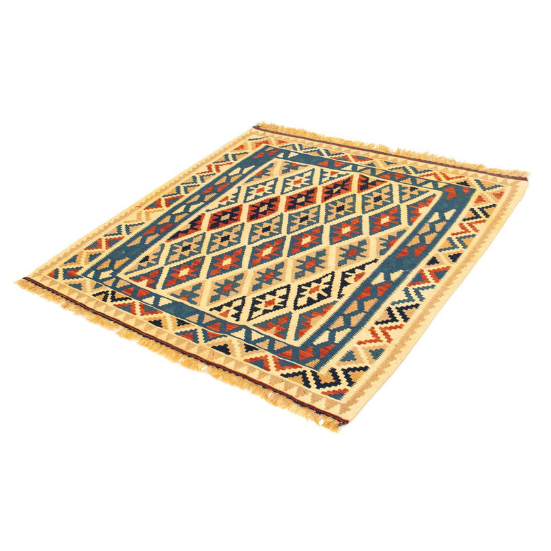 Kelim Rug - Oriental square  - 105 x 102 cm - multicolored
