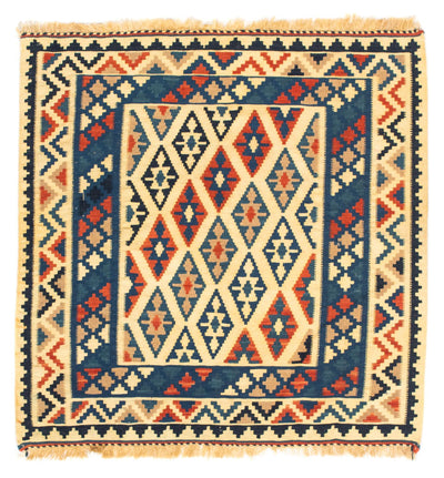 Kilim Fars Rug 100x100cm
