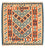 Kelim Rug - Oriental square  - 105 x 103 cm - orange