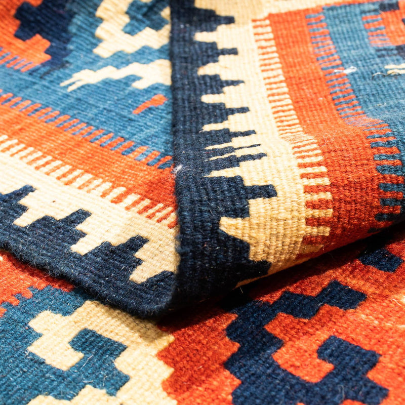 Kelim Rug - Oriental square  - 104 x 101 cm - multicolored