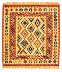 Kelim Rug - Oriental square  - 103 x 100 cm - beige