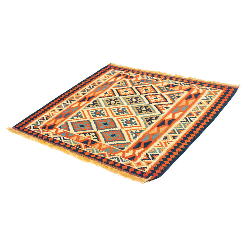 Kelim Rug - Oriental square  - 103 x 100 cm - beige