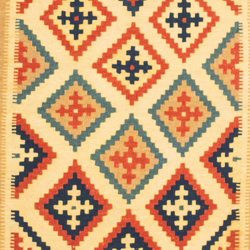 Kelim Rug - Oriental square  - 105 x 103 cm - multicolored