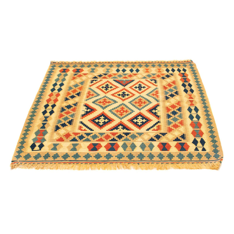 Kelim Rug - Oriental square  - 105 x 103 cm - multicolored