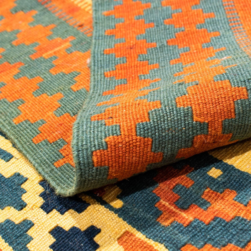 Kelim Rug - Oriental square  - 100 x 97 cm - beige