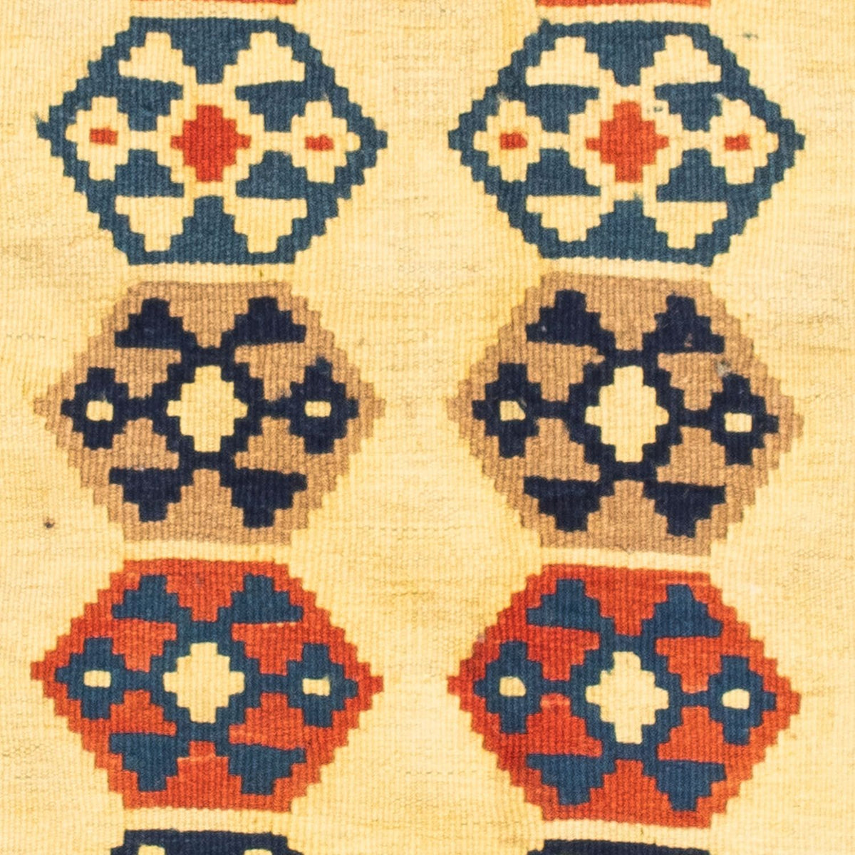 Kelim Rug - Oriental square  - 103 x 100 cm - beige