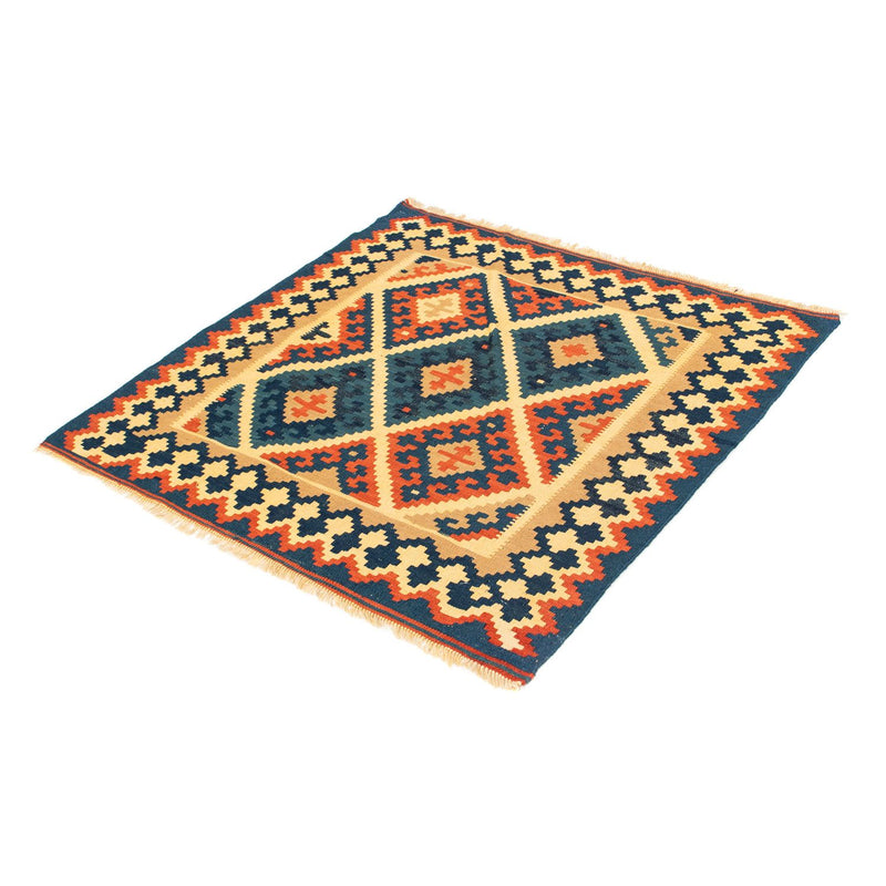 Kelim Rug - Oriental square  - 98 x 96 cm - multicolored