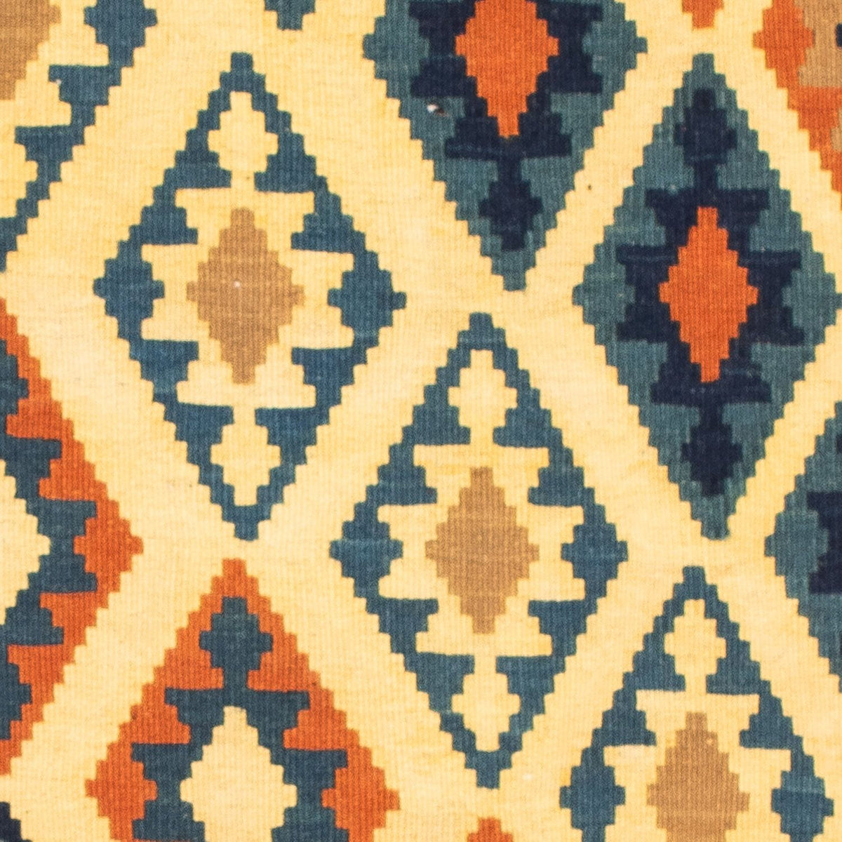 Kelim Rug - Oriental square  - 101 x 99 cm - beige