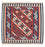 Kelim Rug - Oriental square  - 103 x 101 cm - dark red