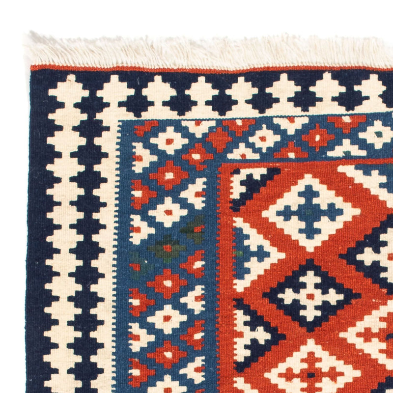 Kelim Rug - Oriental square  - 103 x 100 cm - dark blue