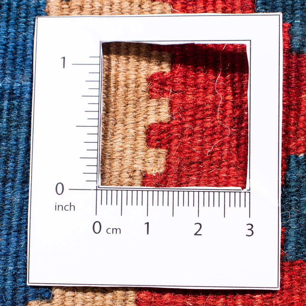 Kelim Rug - Oriental square  - 108 x 100 cm - dark blue