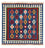 Kelim Rug - Oriental square  - 103 x 100 cm - dark blue