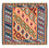 Kelim Rug - Oriental square  - 103 x 100 cm - light brown