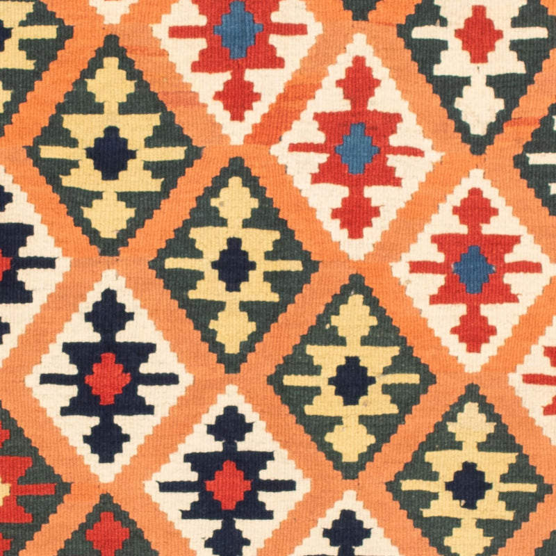 Kelim Rug - Oriental square  - 103 x 100 cm - light brown