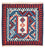 Kelim Rug - Oriental square  - 104 x 103 cm - dark blue
