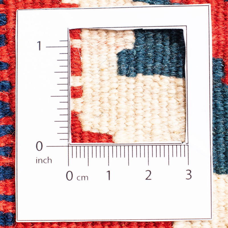 Kelim Rug - Oriental square  - 102 x 94 cm - dark red