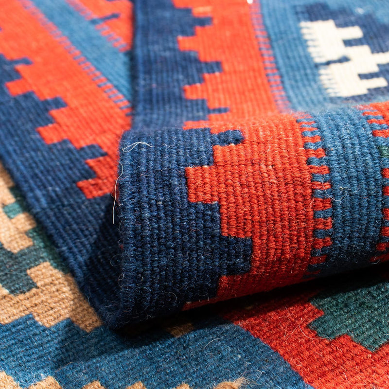 Kelim Rug - Oriental square  - 105 x 104 cm - multicolored