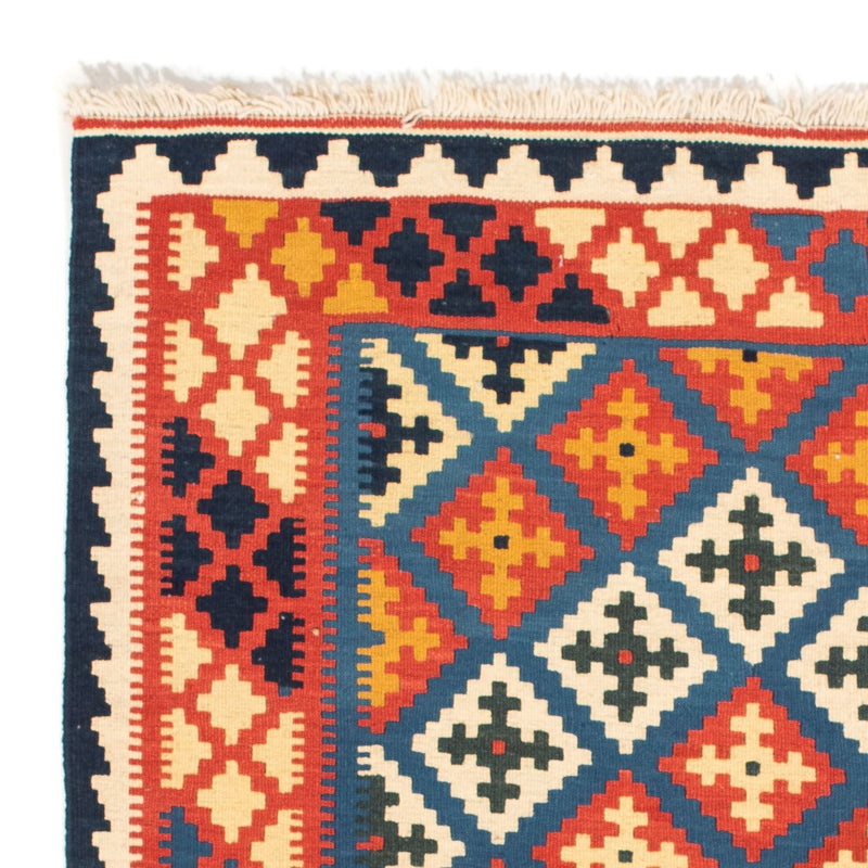 Kelim Rug - Oriental square  - 104 x 100 cm - dark blue