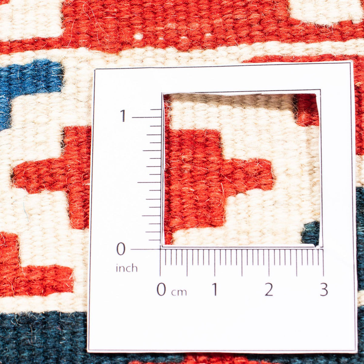 Kelim Rug - Oriental square  - 104 x 100 cm - dark blue