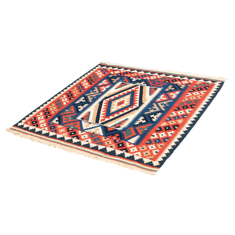 Kelim Rug - Oriental square  - 106 x 100 cm - multicolored
