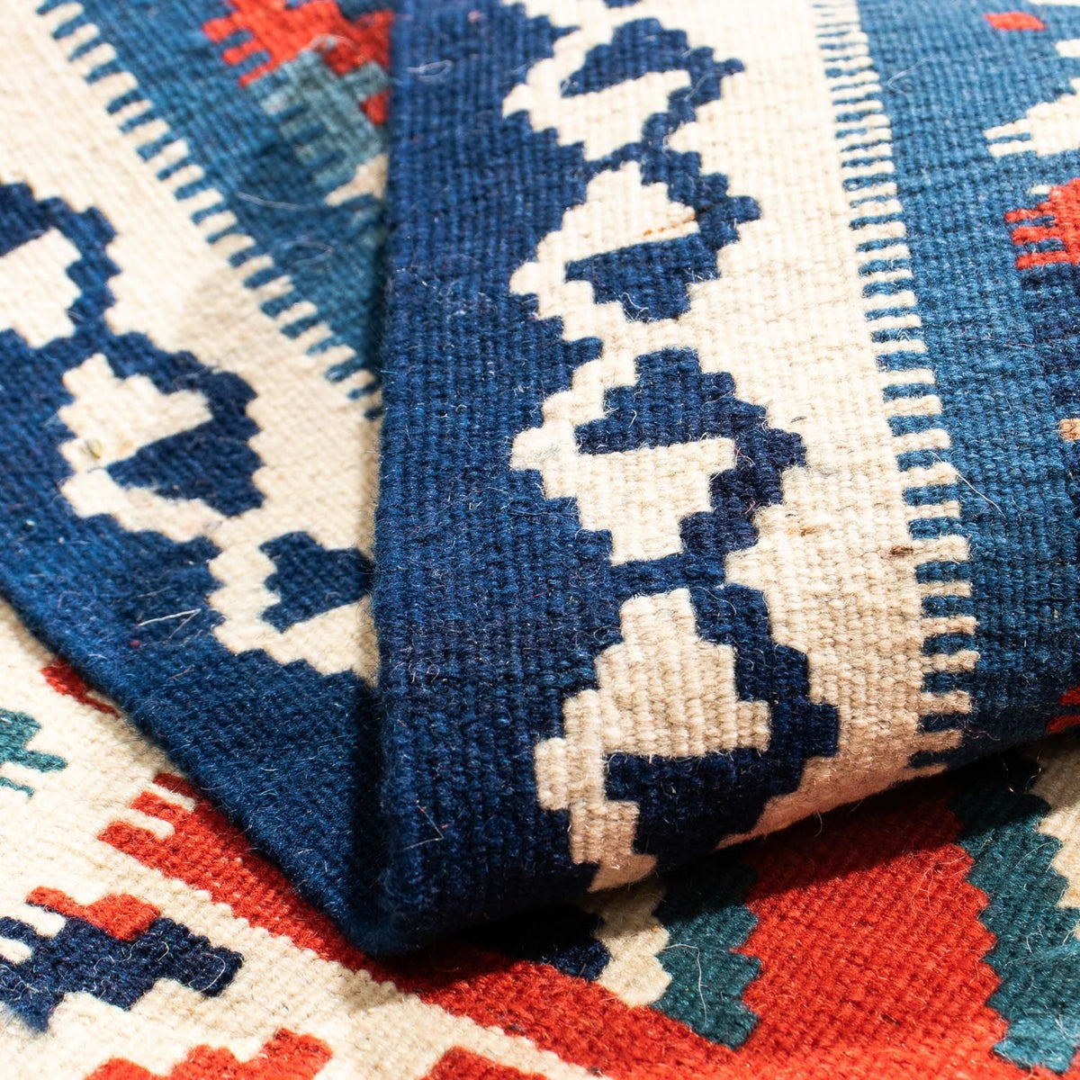 Kelim Rug - Oriental square  - 103 x 101 cm - multicolored