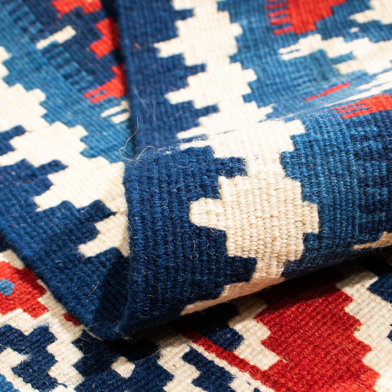 Kelim Rug - Oriental square  - 103 x 103 cm - multicolored