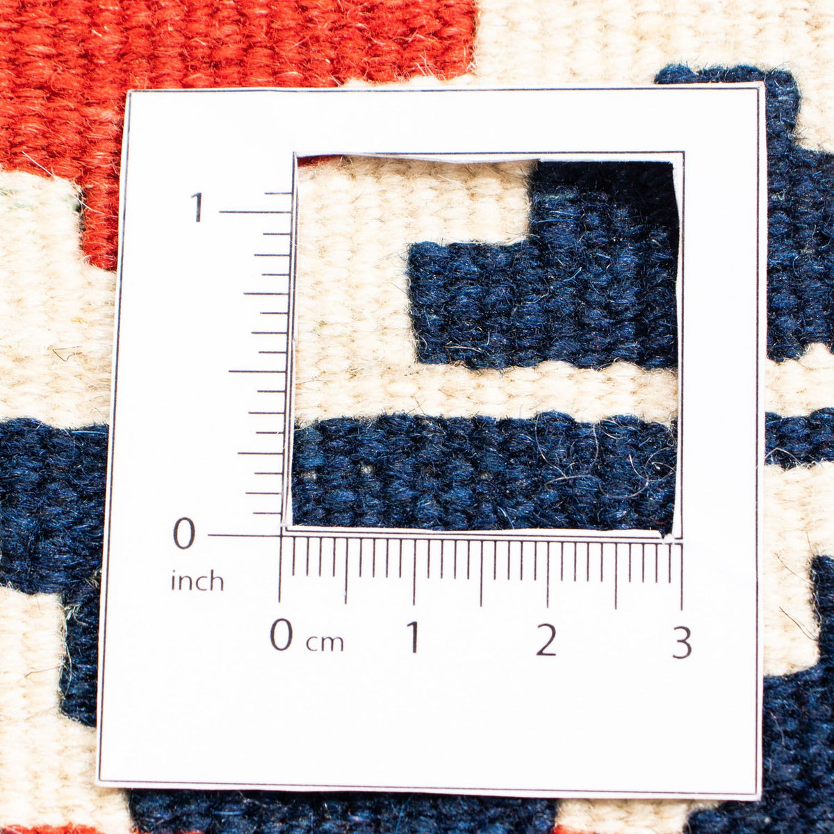 Kelim Rug - Oriental square  - 102 x 100 cm - blue