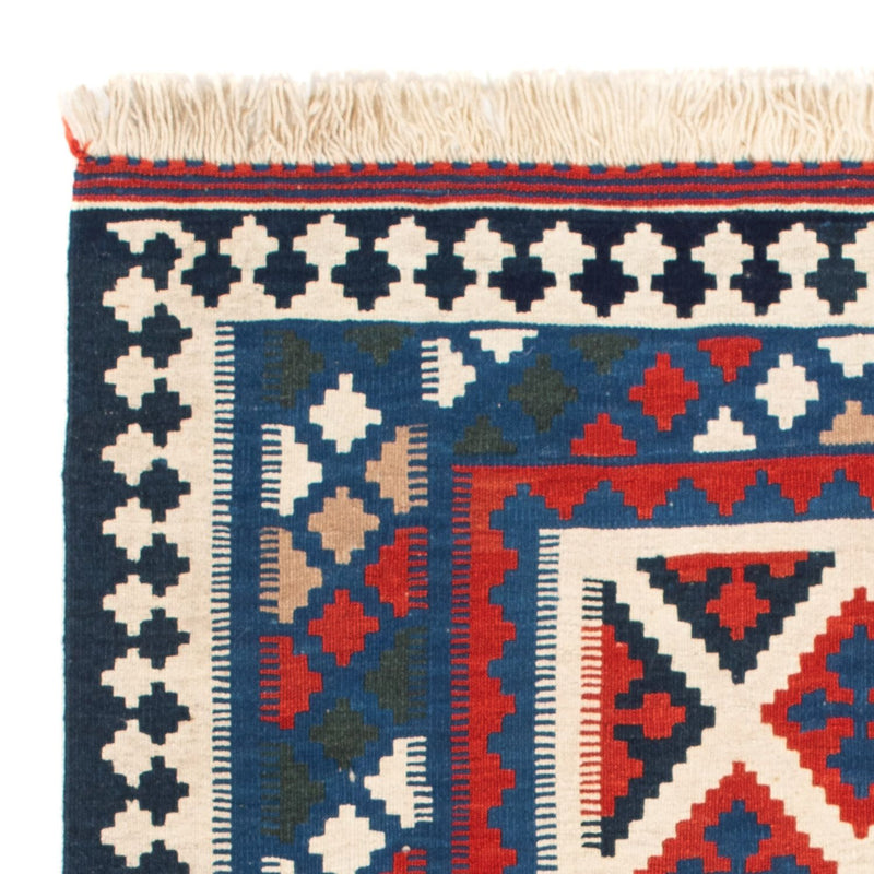 Kelim Rug - Oriental square  - 108 x 103 cm - blue